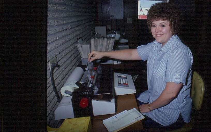 Historical Fronk Oil office workspace
