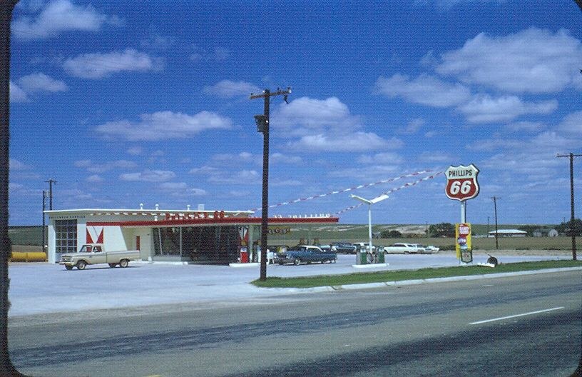 Historical Phillips 66 service station